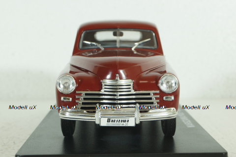 Warszawa M20, 1951, dark red, Hachette 1:24 Выпуск №08 С журналом!