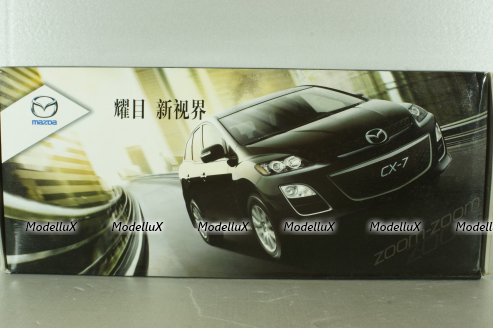 Mazda CX-7 black, Paudi 1:18