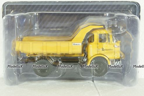 Barreiros Puma Truck Cassone Ribaltabile Movimento Terra 2-Assi 1961, Yellow Camiones y Autobuses, Salvat 1:43