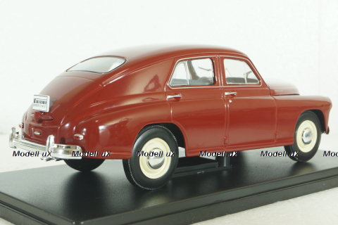 Warszawa M20, 1951, dark red, Hachette 1:24 Выпуск №08 С журналом!