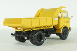 Barreiros Puma Truck Cassone Ribaltabile Movimento Terra 2-Assi 1961, Yellow Camiones y Autobuses, Salvat 1:43