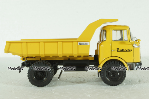 Barreiros Puma Truck Cassone Ribaltabile Movimento Terra 2-Assi 1961, Yellow Camiones y Autobuses, Salvat 1:43