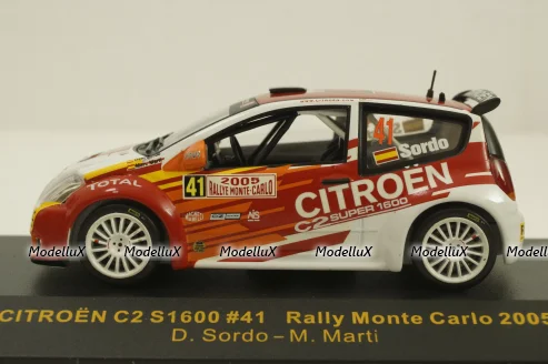 Citroen C2 S1600 WRC #41 Rally Monte Carlo 2005, RAM173, IXO 1:43