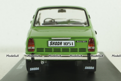 Skoda 105 L, 1978, green, Hachette 1:24 Выпуск №37 С журналом!
