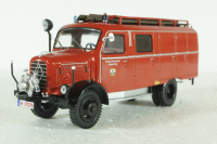 Borgward LF8 Truck 1958  Fire Engine, Camions de Pompiers, Hachette 1:43