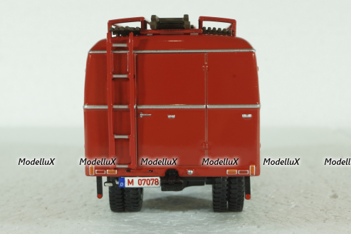 Borgward LF8 Truck 1958  Fire Engine, Camions de Pompiers, Hachette 1:43