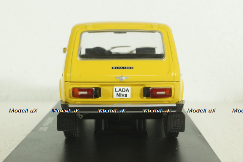 Ваз-2121 Нива, Lada 1600, 4x4, 1977, желтая, Hachette 1:24 Выпуск №7 С журналом!