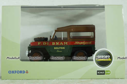 Land Rover Lightweight Hard Top Fred Dibnah, 43LRL006, Oxford 1:43