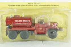 GMC CC Diamond Tanker Truck Service Incendie 1963, Camions de Pompiers, Hachette 1:43
