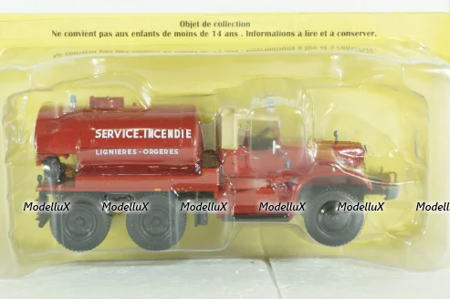 GMC CC Diamond Tanker Truck Service Incendie 1963, Camions de Pompiers, Hachette 1:43