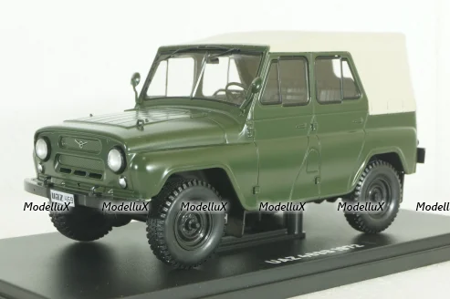 Уаз-469Б, 1972, хаки, Hachette 1:24 Выпуск №33 С журналом!