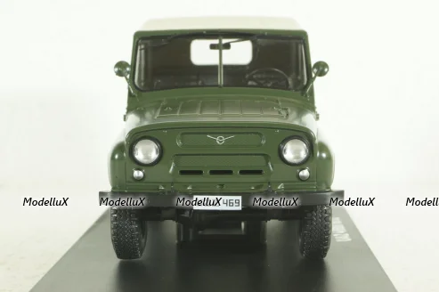 Уаз-469Б, 1972, хаки, Hachette 1:24 Выпуск №33 С журналом!