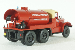 GMC CC Diamond Tanker Truck Service Incendie 1963, Camions de Pompiers, Hachette 1:43