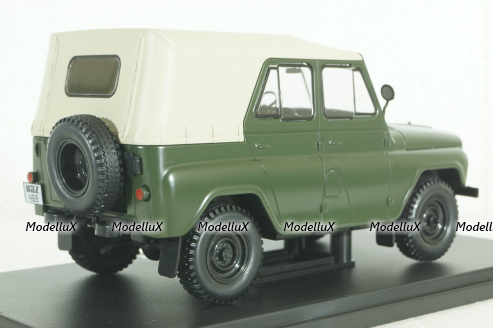 Уаз-469Б, 1972, хаки, Hachette 1:24 Выпуск №33 С журналом!
