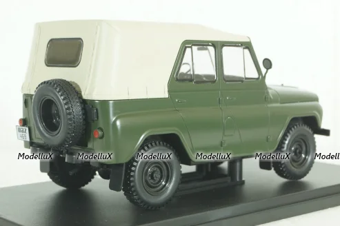 Уаз-469Б, 1972, хаки, Hachette 1:24 Выпуск №33 С журналом!