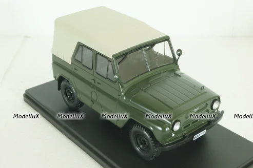 Уаз-469Б, 1972, хаки, Hachette 1:24 Выпуск №33 С журналом!