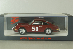 Porsche 911 #50, red, Rally Monte Carlo 1966, S6604, Spark 1:43