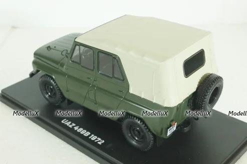 Уаз-469Б, 1972, хаки, Hachette 1:24 Выпуск №33 С журналом!