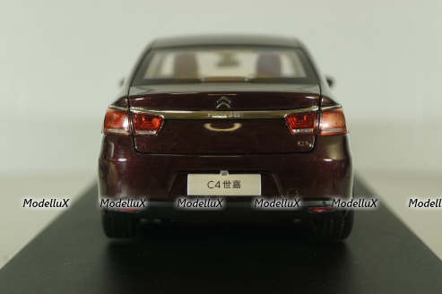 Citroen C4 Sega 2016, brown, Dealer Edition, 1:18