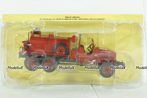 GMC CCKW 353 Tanker Truck 1960  Fire Engine, Camions de Pompiers, Hachette 1:43