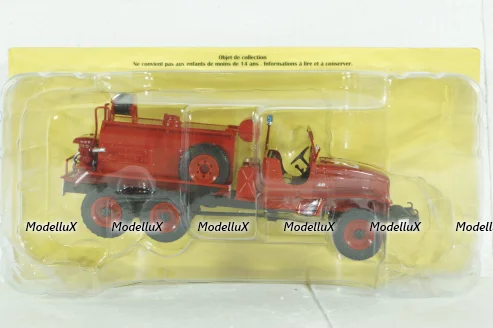 GMC CCKW 353 Tanker Truck 1960  Fire Engine, Camions de Pompiers, Hachette 1:43
