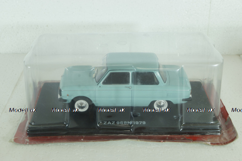 Заз-968М 1979, голубой, Hachette 1:24 Без зеркала!