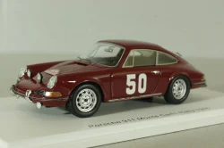 Porsche 911 #50, red, Rally Monte Carlo 1966, S6604, Spark 1:43