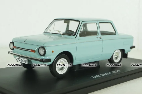 Заз-968М 1979, голубой, Hachette 1:24 Без зеркала!
