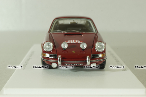 Porsche 911 #50, red, Rally Monte Carlo 1966, S6604, Spark 1:43