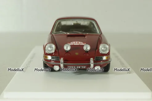 Porsche 911 #50, red, Rally Monte Carlo 1966, S6604, Spark 1:43