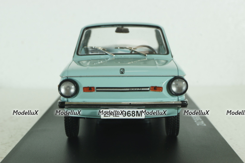 Заз-968М 1979, голубой, Hachette 1:24 Без зеркала!