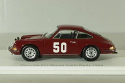 Porsche 911 #50, red, Rally Monte Carlo 1966, S6604, Spark 1:43