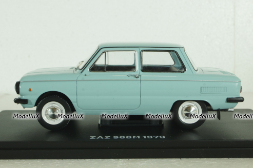 Заз-968М 1979, голубой, Hachette 1:24 Без зеркала!