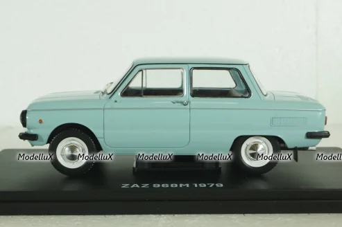 Заз-968М 1979, голубой, Hachette 1:24 Без зеркала!