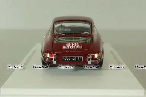 Porsche 911 #50, red, Rally Monte Carlo 1966, S6604, Spark 1:43