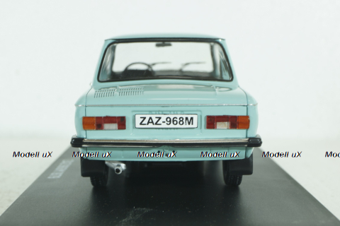 Заз-968М 1979, голубой, Hachette 1:24 Без зеркала!