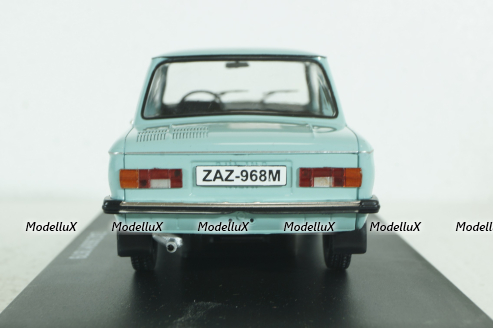 Заз-968М 1979, голубой, Hachette 1:24 Без зеркала!
