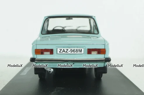 Заз-968М 1979, голубой, Hachette 1:24 Без зеркала!