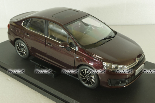 Citroen C4 Sega 2016, brown, Dealer Edition, 1:18