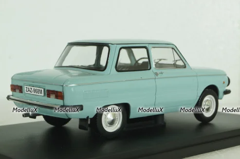 Заз-968М 1979, голубой, Hachette 1:24 Без зеркала!