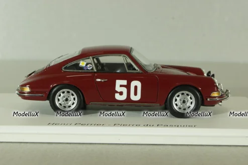 Porsche 911 #50, red, Rally Monte Carlo 1966, S6604, Spark 1:43