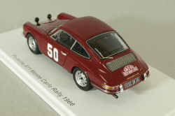 Porsche 911 #50, red, Rally Monte Carlo 1966, S6604, Spark 1:43