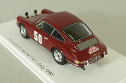 Porsche 911 #50, red, Rally Monte Carlo 1966, S6604, Spark 1:43