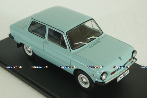 Заз-968М 1979, голубой, Hachette 1:24 Без зеркала!