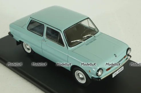 Заз-968М 1979, голубой, Hachette 1:24 Без зеркала!