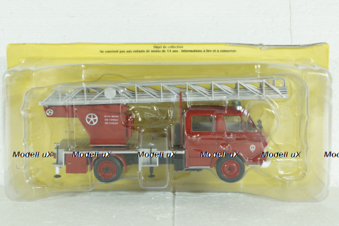 Citroen 450 Oldem 87 Truck Scala 1966, Camions de Pompiers, Hachette 1:43