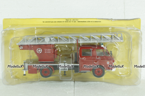 Citroen 450 Oldem 87 Truck Scala 1966, Camions de Pompiers, Hachette 1:43