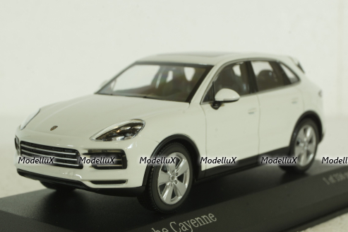 Porsche Cayenne, white, 2017, 410066302, Minichamps 1:43