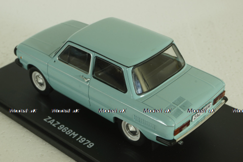 Заз-968М 1979, голубой, Hachette 1:24 Без зеркала!