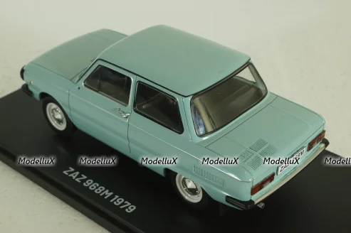 Заз-968М 1979, голубой, Hachette 1:24 Без зеркала!